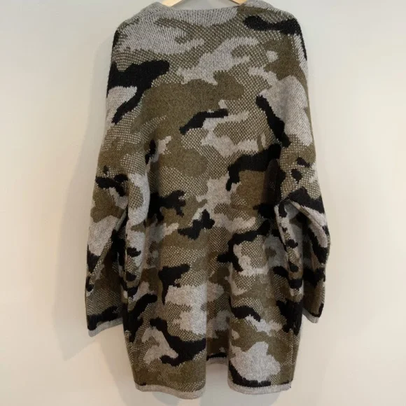 Anthropologie Green and Black Cardigan Sweater - Picture 8 of 9